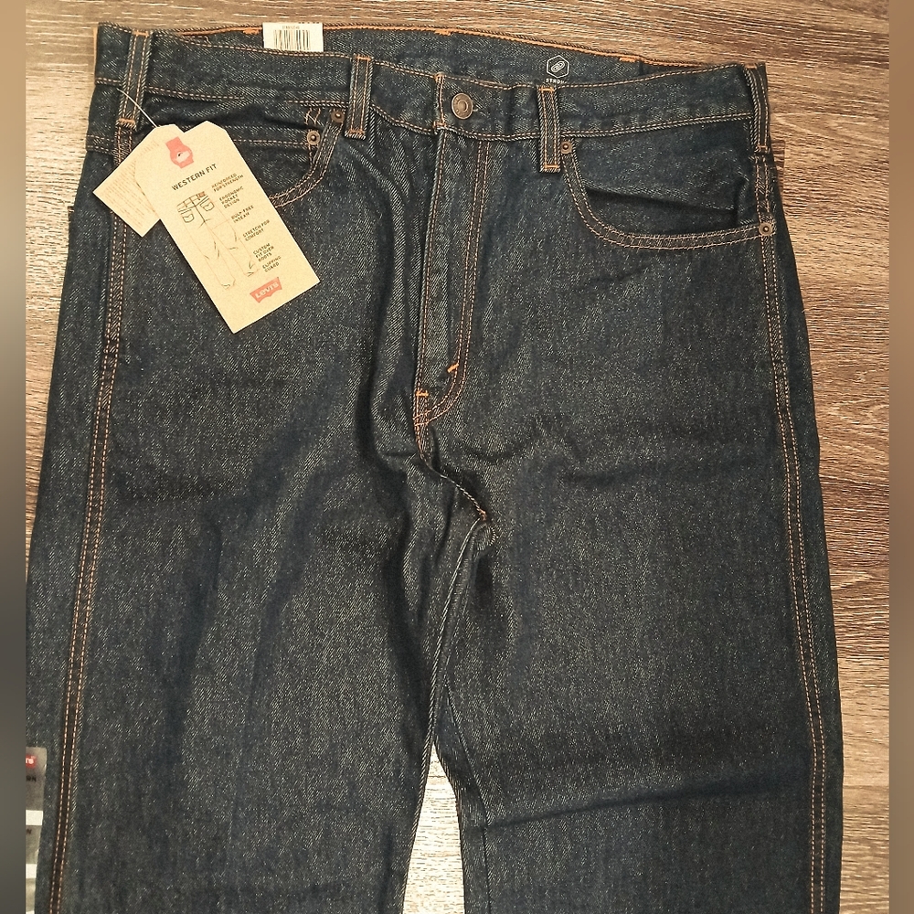 Levi's Blue Straight-Leg Jeans Classic Fit